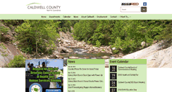 Desktop Screenshot of caldwellcountync.org